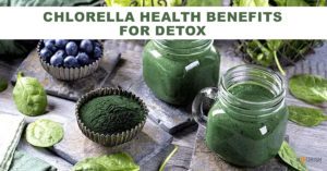 Chlorella algae has a high chlorophyll content. This helps cleanse our blood